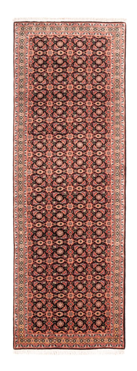 Täbriz - 50 Raj Teppich 67x198cm - Perserteppich - dunkelblau