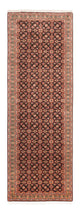 Täbriz - 50 Raj Teppich 68x200cm - Perserteppich - dunkelblau
