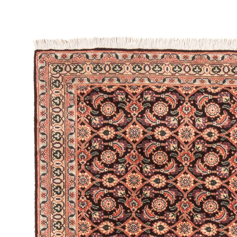Täbriz - 50 Raj Teppich 68x200cm - Perserteppich - dunkelblau