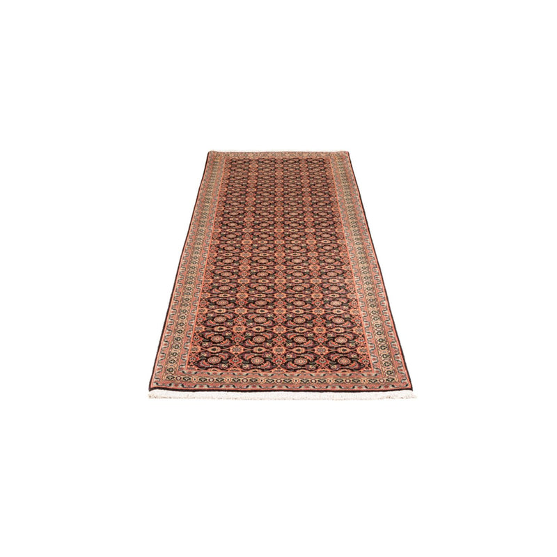 Täbriz - 50 Raj Teppich 68x200cm - Perserteppich - dunkelblau