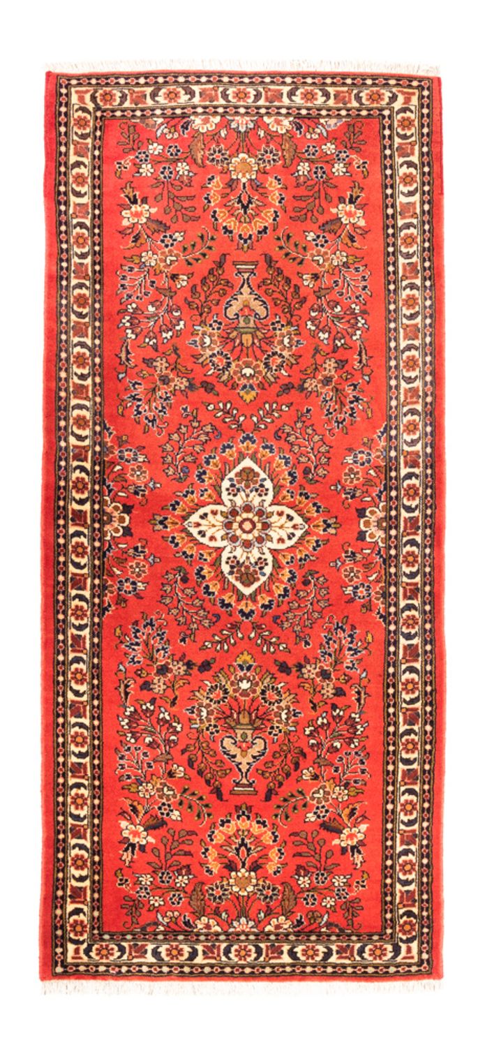 Hamadan Teppich 82x186cm - Perserteppich - lachs