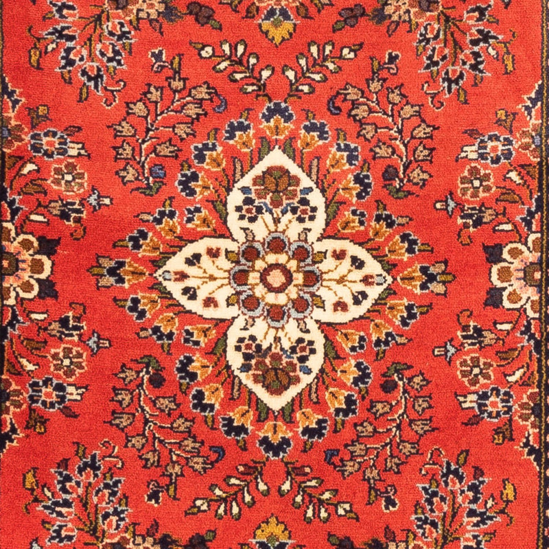 Hamadan Teppich 82x186cm - Perserteppich - lachs
