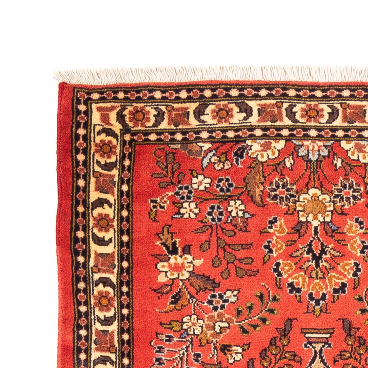 Hamadan Teppich 82x186cm - Perserteppich - lachs