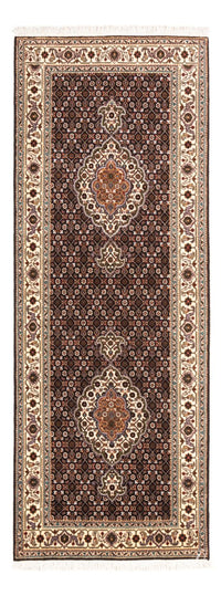 Täbriz - 40 Raj Teppich 75x195cm - Perserteppich - dunkelblau – product image