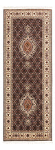 Täbriz - 40 Raj Teppich 75x195cm - Perserteppich - dunkelblau