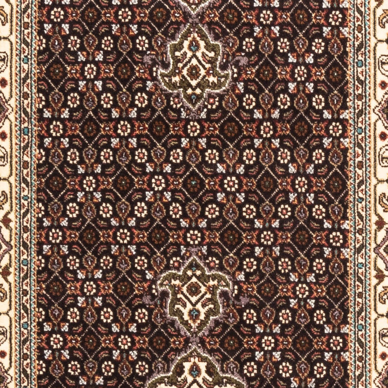 Täbriz - 40 Raj Teppich 75x195cm - Perserteppich - dunkelblau