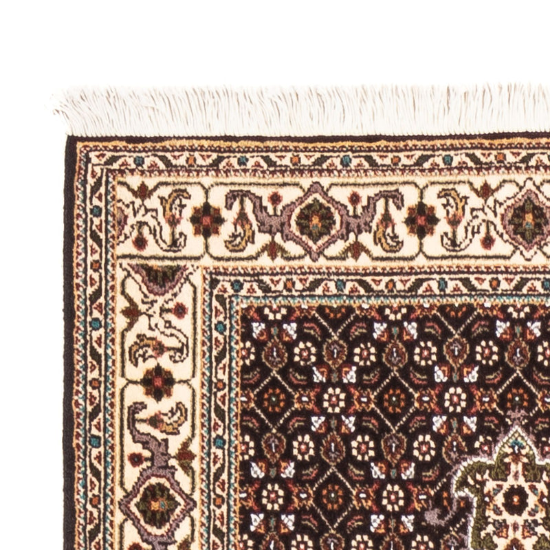 Täbriz - 40 Raj Teppich 75x195cm - Perserteppich - dunkelblau