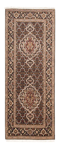Täbriz - 40 Raj Teppich 75x196cm - Perserteppich - dunkelblau – product image