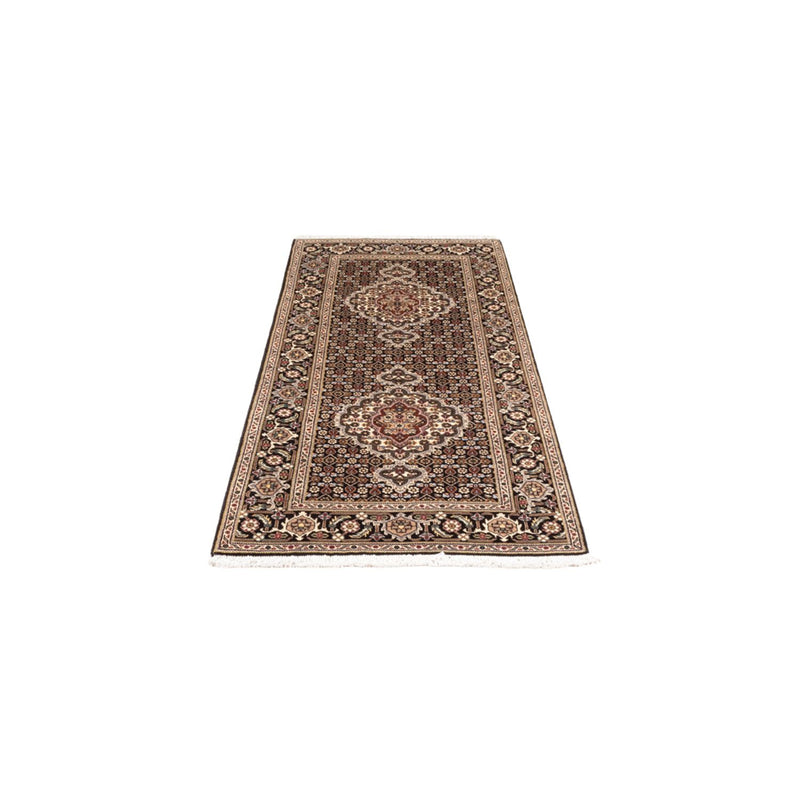 Täbriz - 40 Raj Teppich 75x196cm - Perserteppich - dunkelblau
