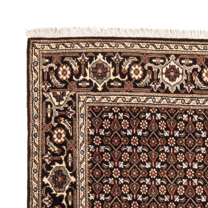 Täbriz - 40 Raj Teppich 80x196cm - Perserteppich - dunkelblau