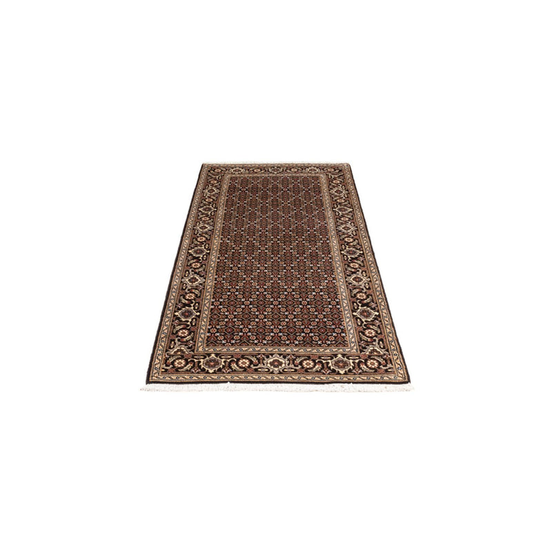 Täbriz - 40 Raj Teppich 80x196cm - Perserteppich - dunkelblau