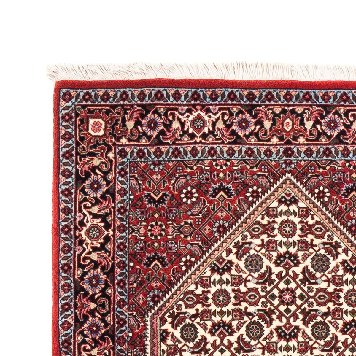 Bidjar - Takab Teppich 77x211cm - Perserteppich - rot