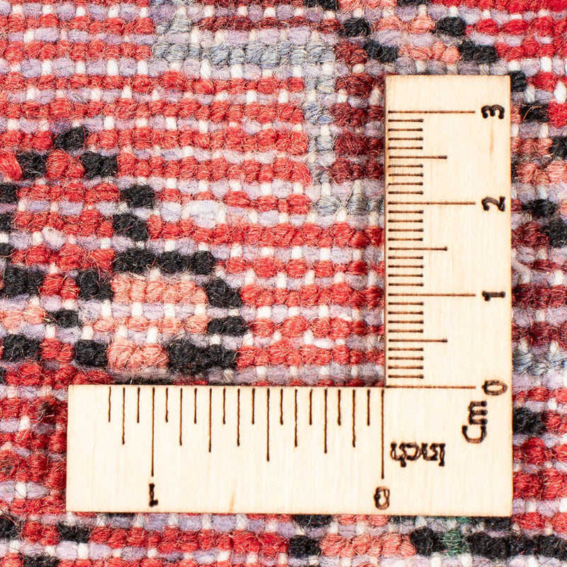 Hamadan Teppich 80x392cm - Perserteppich - rot