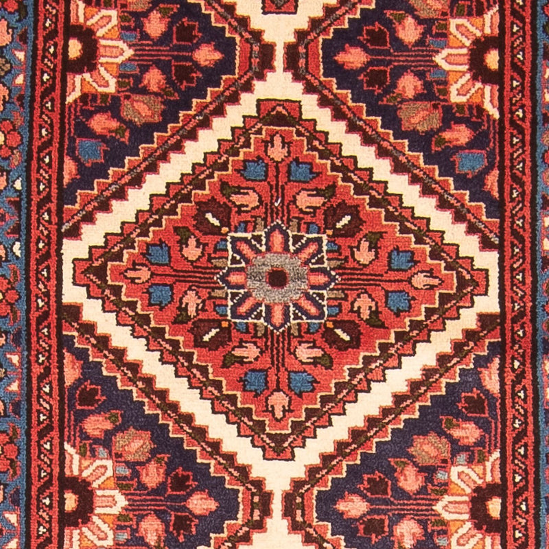 Hamadan Teppich 88x508cm - Perserteppich - rot