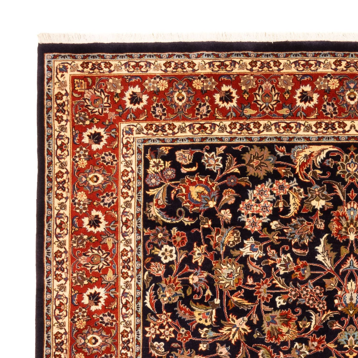 Maschad Teppich 223x268cm - Perserteppich - dunkelbeige