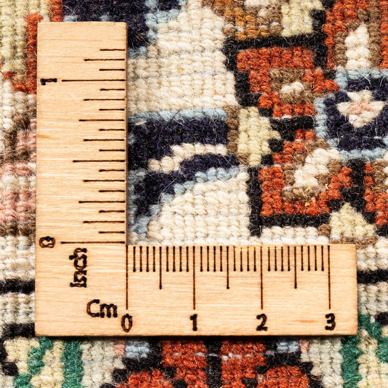 Maschad Teppich 216x274cm - Perserteppich - dunkelbeige