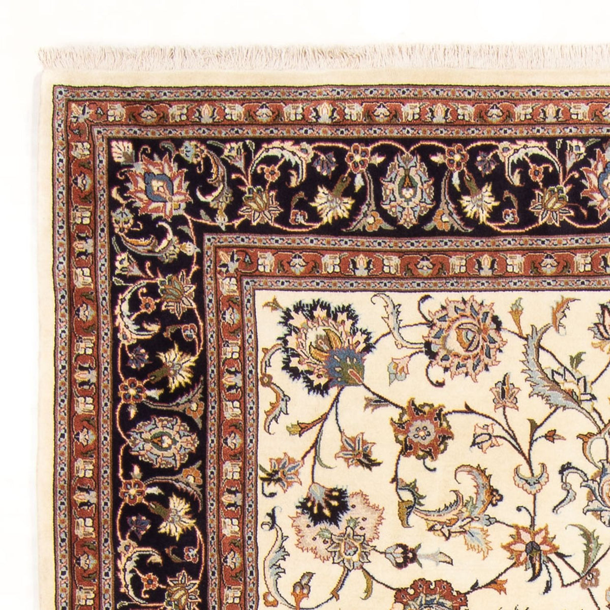 Maschad Teppich 200x285cm - Perserteppich - creme