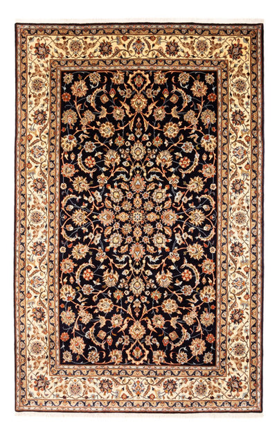 Maschad Teppich 200x304cm - Perserteppich - dunkelblau