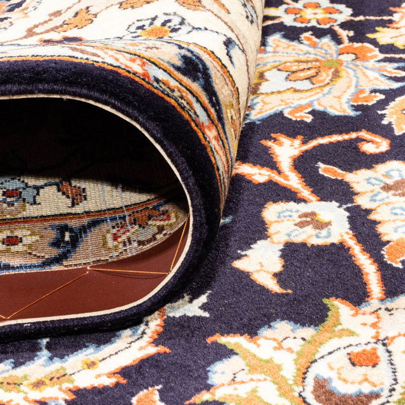 Maschad Teppich 200x304cm - Perserteppich - dunkelblau