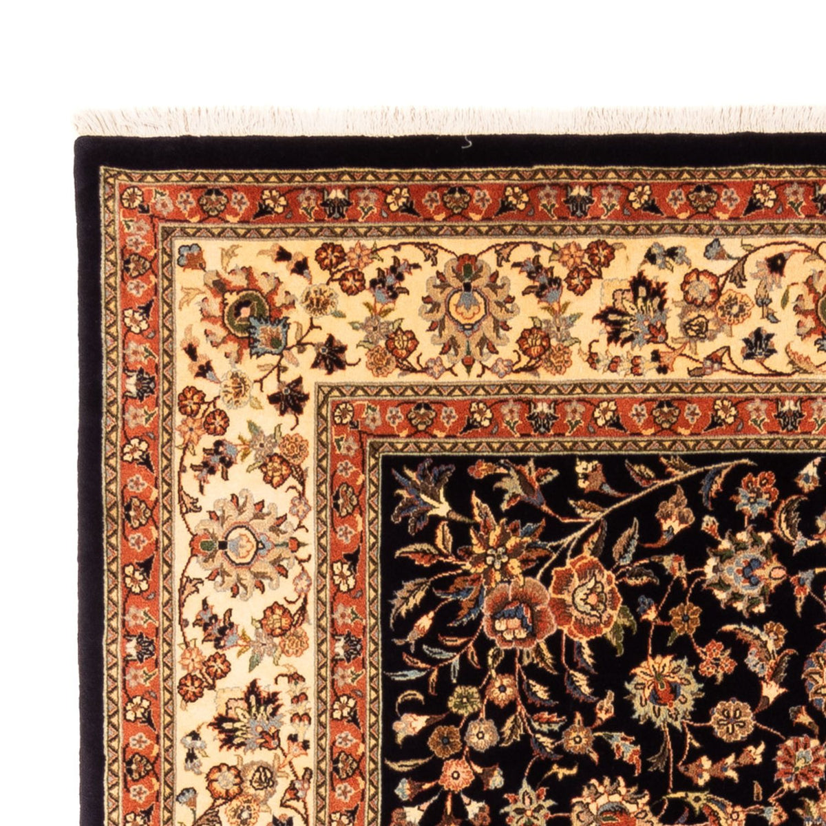 Maschad Teppich 197x300cm - Perserteppich - dunkelblau