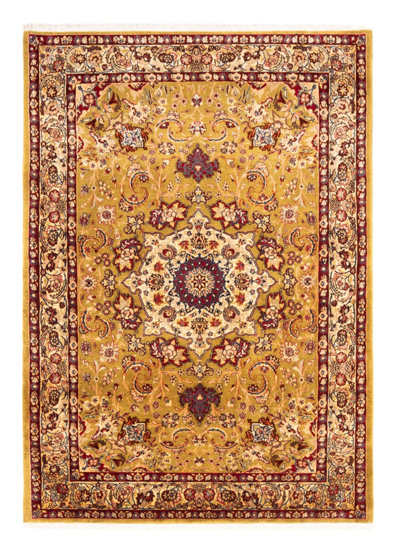 Ghom Teppich 162x228cm - Perserteppich - camel