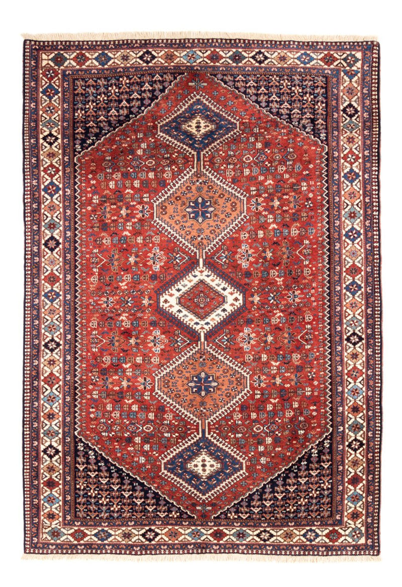 Abadeh Teppich 155x230cm - Perserteppich - rot