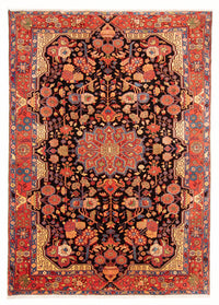 Nahavand Teppich 195x278cm - Perserteppich - dunkelblau – product image