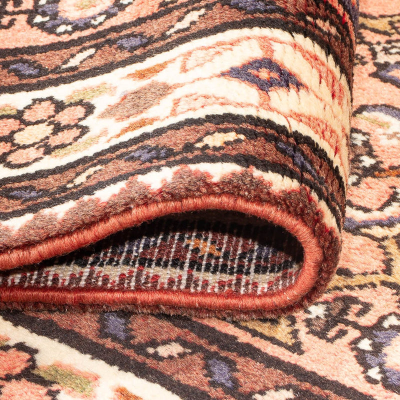 Hamadan Teppich 78x400cm - Perserteppich - rot