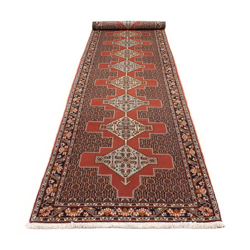 Senneh Teppich 92x410cm - Perserteppich - rot