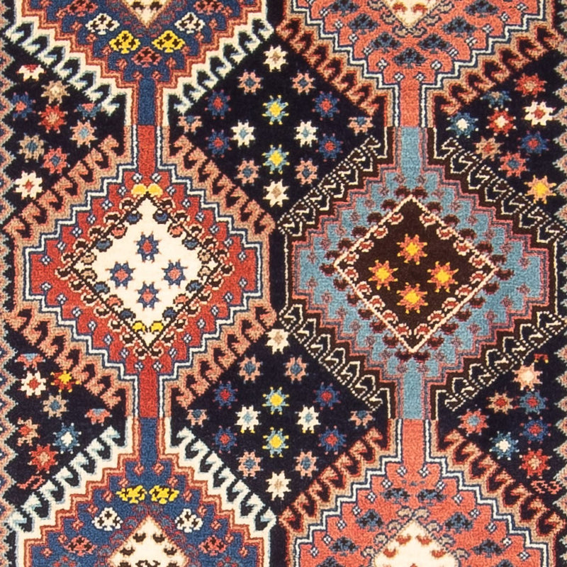 Yalameh Teppich 82x382cm - Perserteppich - dunkelblau