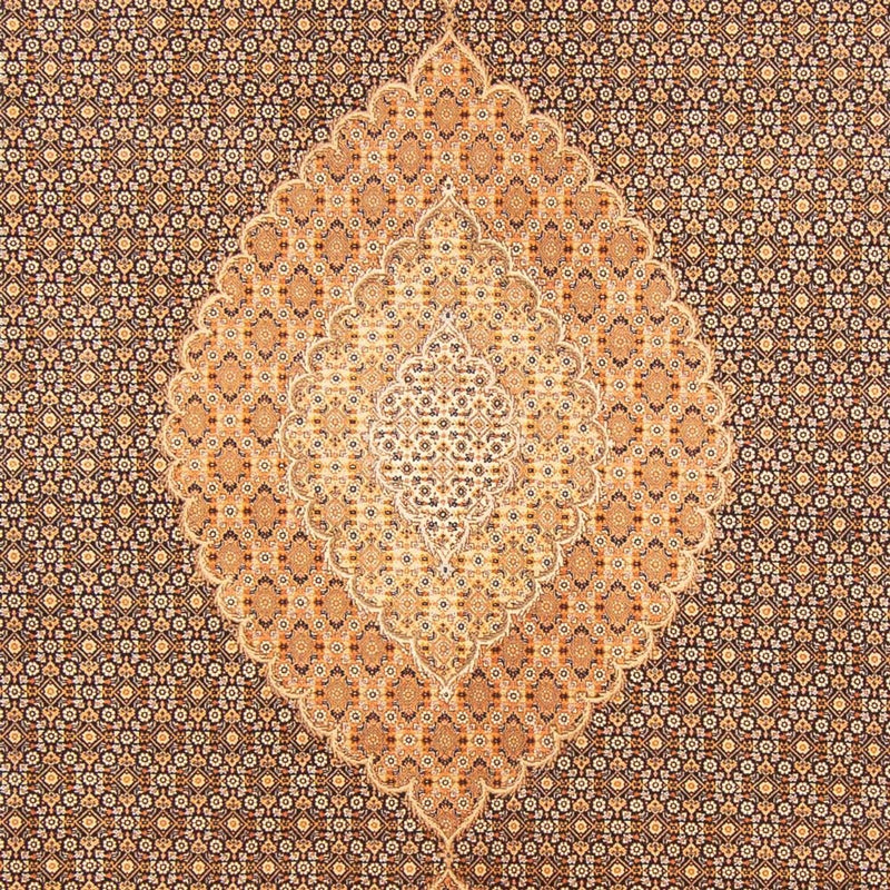Täbriz - 50 Raj Teppich 202x300cm - Perserteppich - dunkelblau
