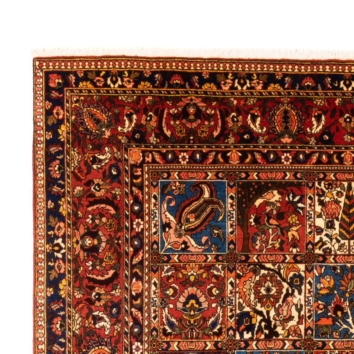 Bachtiar Teppich 202x303cm - Perserteppich - bordeauxrot