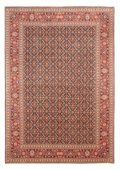 Täbriz - 50 Raj Teppich 204x307cm - Perserteppich - dunkelblau
