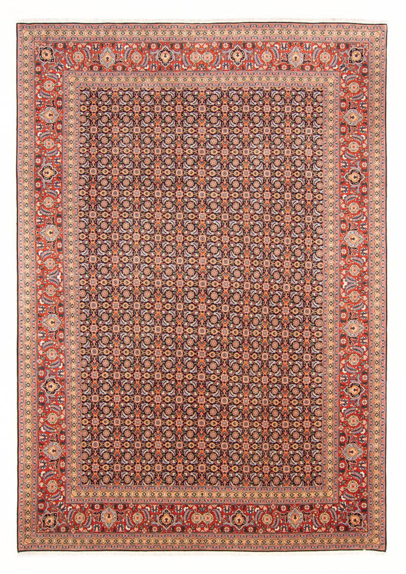 Täbriz - 50 Raj Teppich 204x307cm - Perserteppich - dunkelblau