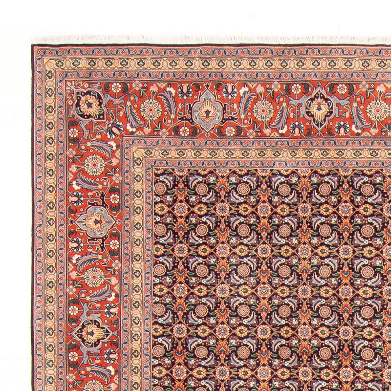 Täbriz - 50 Raj Teppich 204x307cm - Perserteppich - dunkelblau