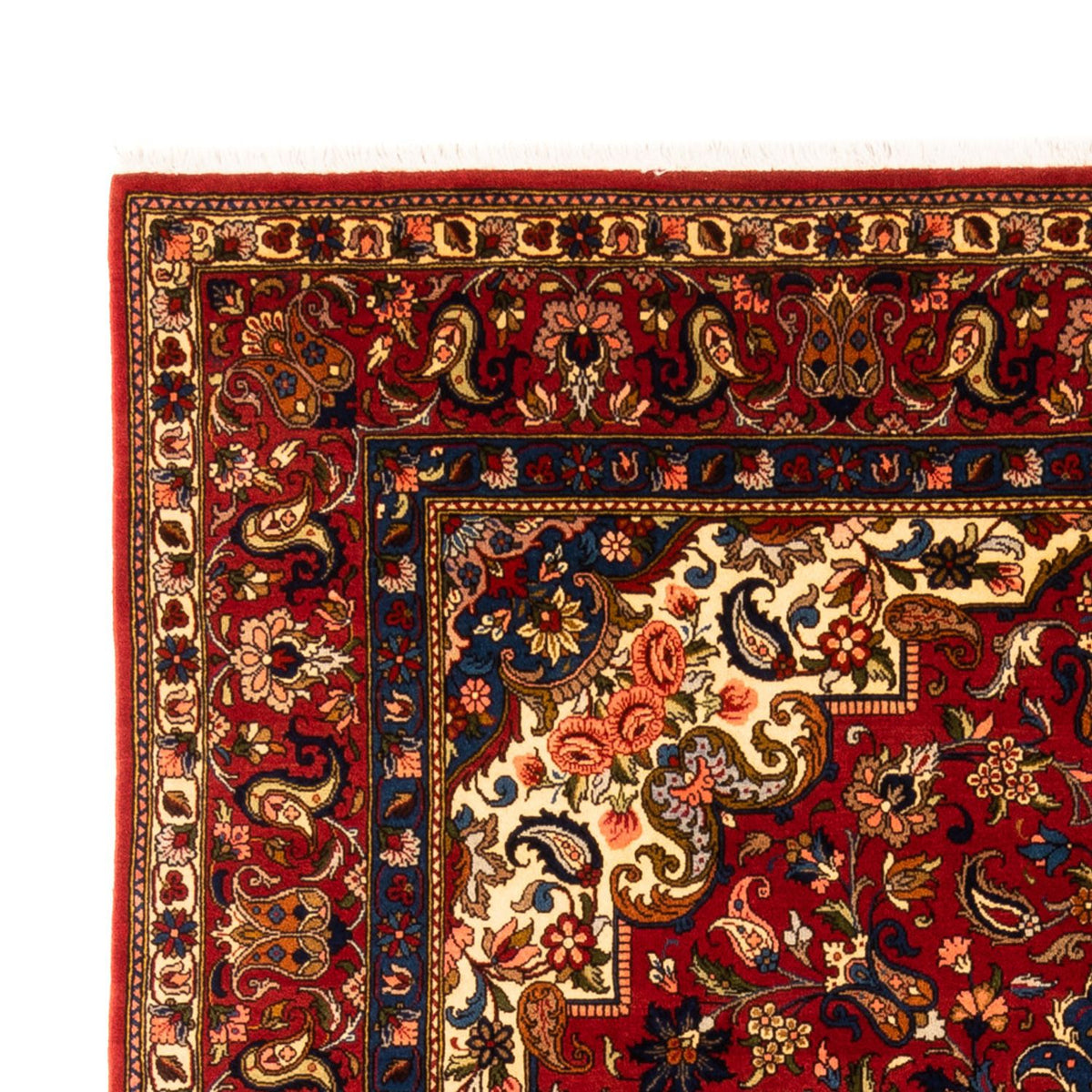 Bidjar - Takab Teppich 204x296cm - Perserteppich - dunkelblau