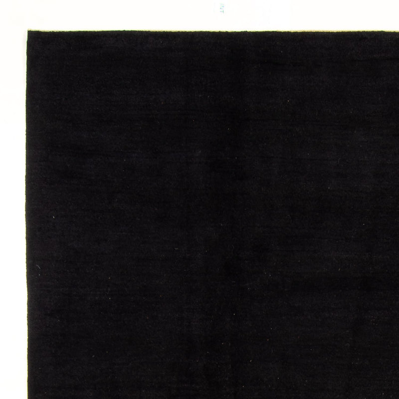 Gabbeh Persisch Teppich 207x295cm - Perserteppich Wollteppich - schwarz