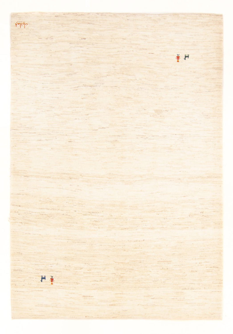Gabbeh Persisch Teppich 178x240cm - Perserteppich Wollteppich - creme