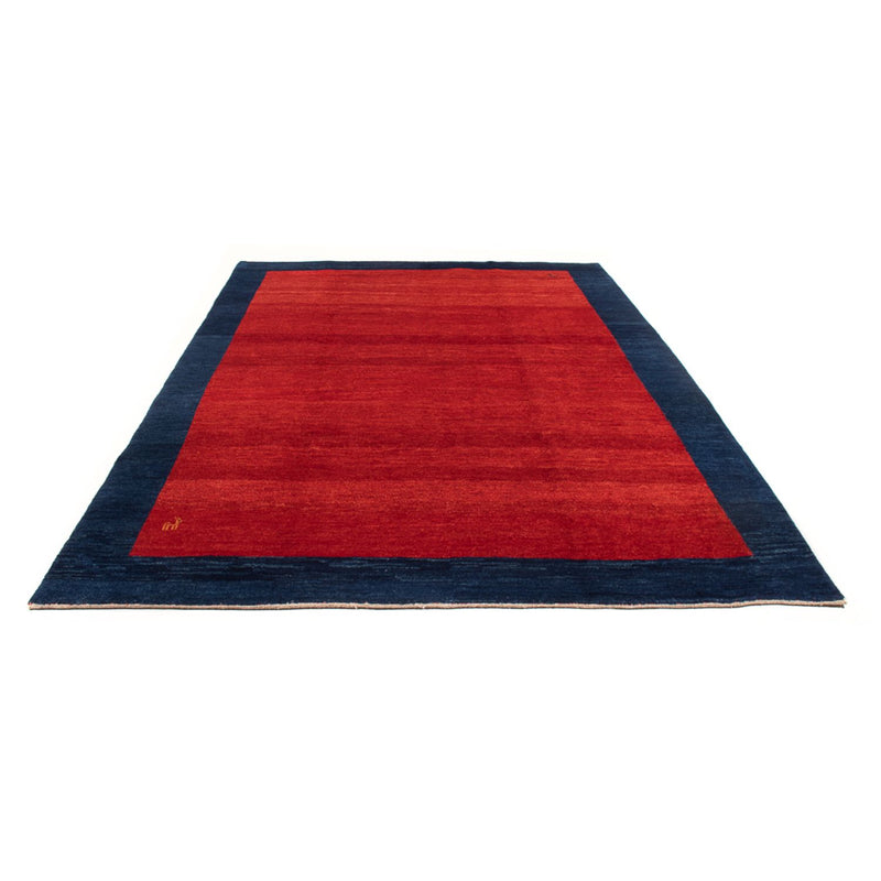 Gabbeh Persisch Teppich 205x288cm - Perserteppich Wollteppich - rot