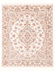 Täbriz - 50 Raj Teppich 150x195cm - Perserteppich - creme