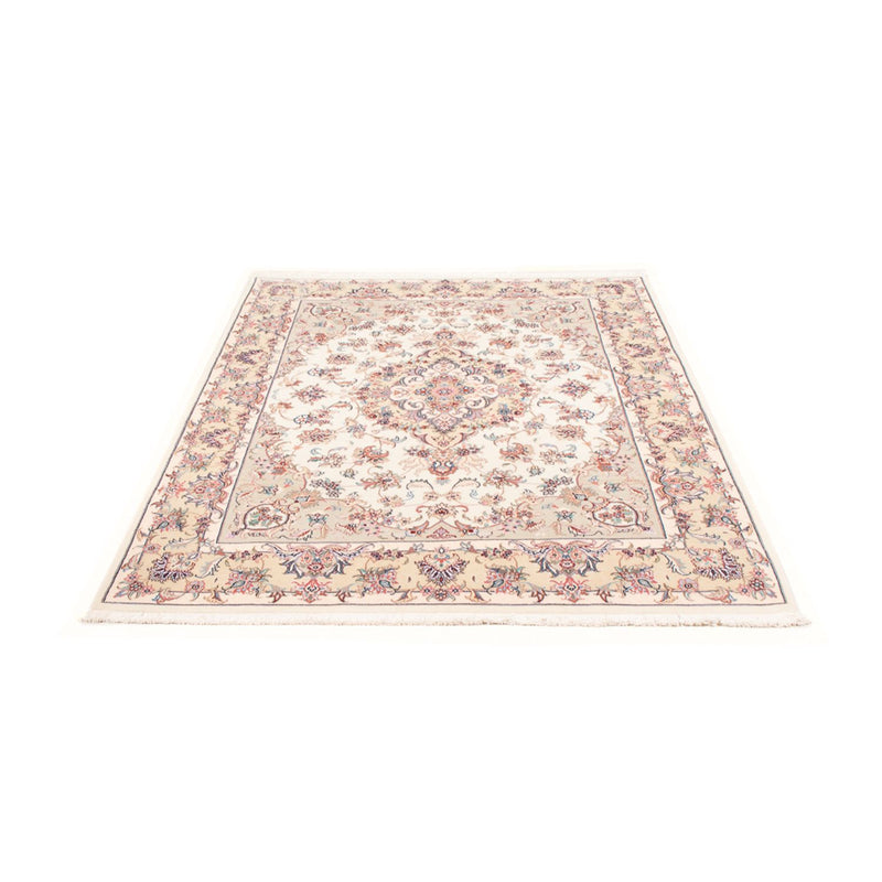 Täbriz - 50 Raj Teppich 150x195cm - Perserteppich - creme