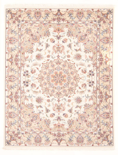 Täbriz - 50 Raj Teppich 148x198cm - Perserteppich - creme