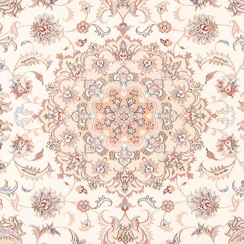 Täbriz - 50 Raj Teppich 148x198cm - Perserteppich - creme
