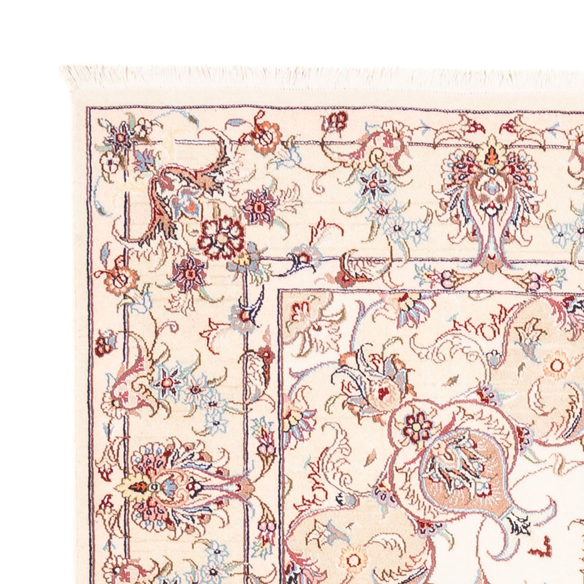 Täbriz Teppich 151x196cm - Perserteppich - creme