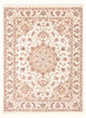 Täbriz - 50 Raj Teppich 148x203cm - Perserteppich - creme