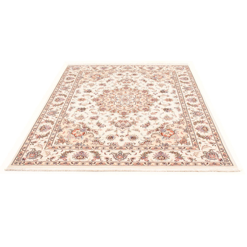 Täbriz - 50 Raj Teppich 148x203cm - Perserteppich - creme