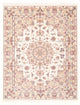 Täbriz - 50 Raj Teppich 150x196cm - Perserteppich - creme
