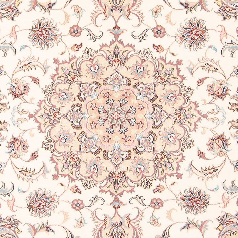 Täbriz - 50 Raj Teppich 150x196cm - Perserteppich - creme