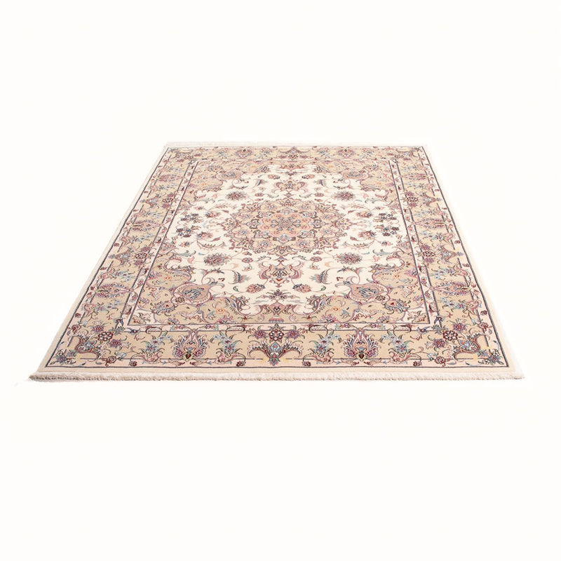 Täbriz - 50 Raj Teppich 150x196cm - Perserteppich - creme
