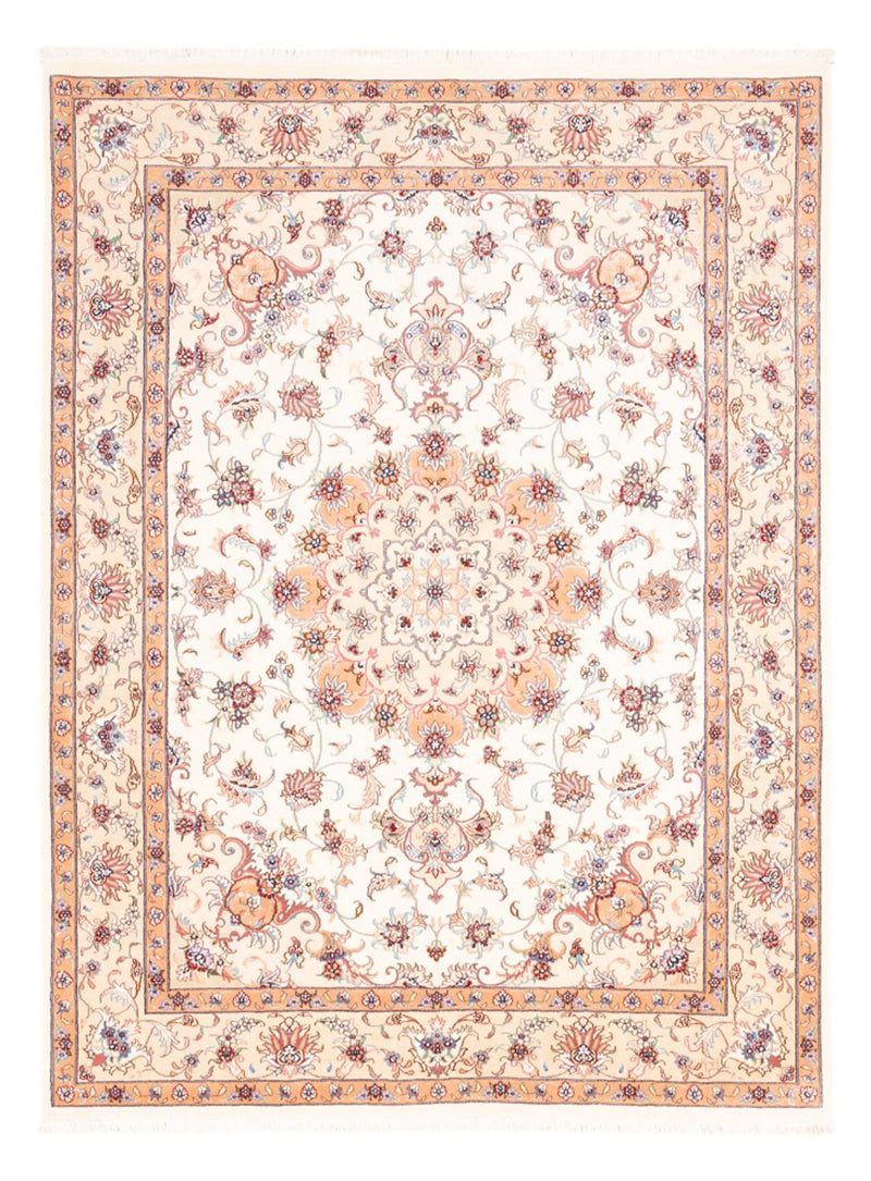 Täbriz Teppich 150x200cm - Perserteppich - creme